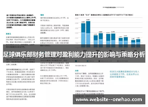 足球俱乐部财务管理对盈利能力提升的影响与策略分析